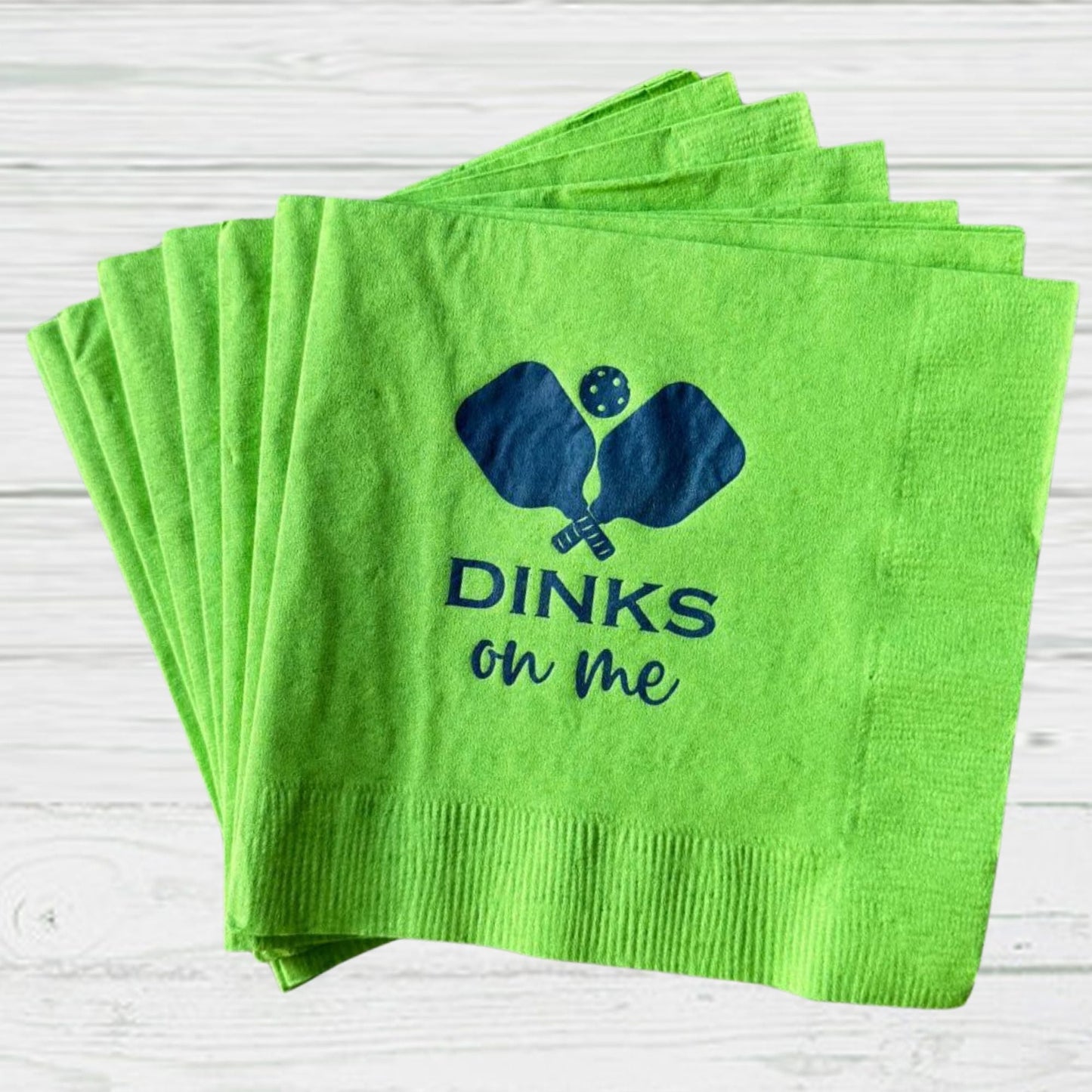 Pickleball Cocktail Napkins