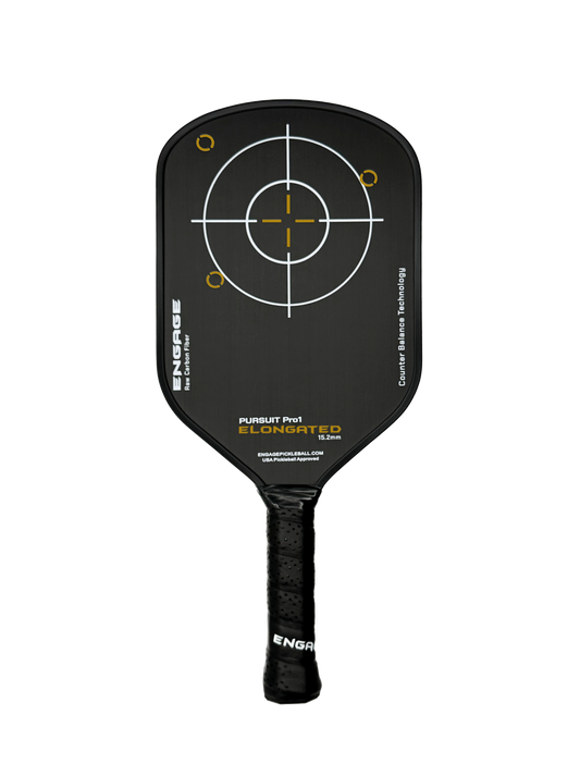 NEW GRAPHIC. Pursuit Pro1 Elongated 15.2 Power Series | Raw Carbon Fiber