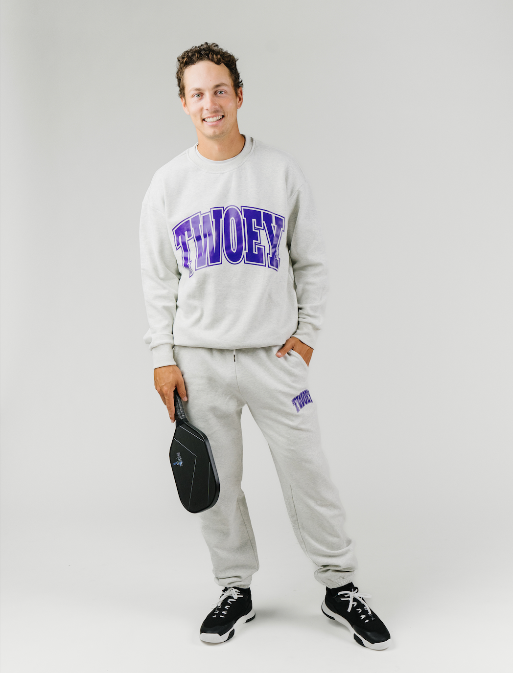 Twoey Grey Crewneck Sweatshirt