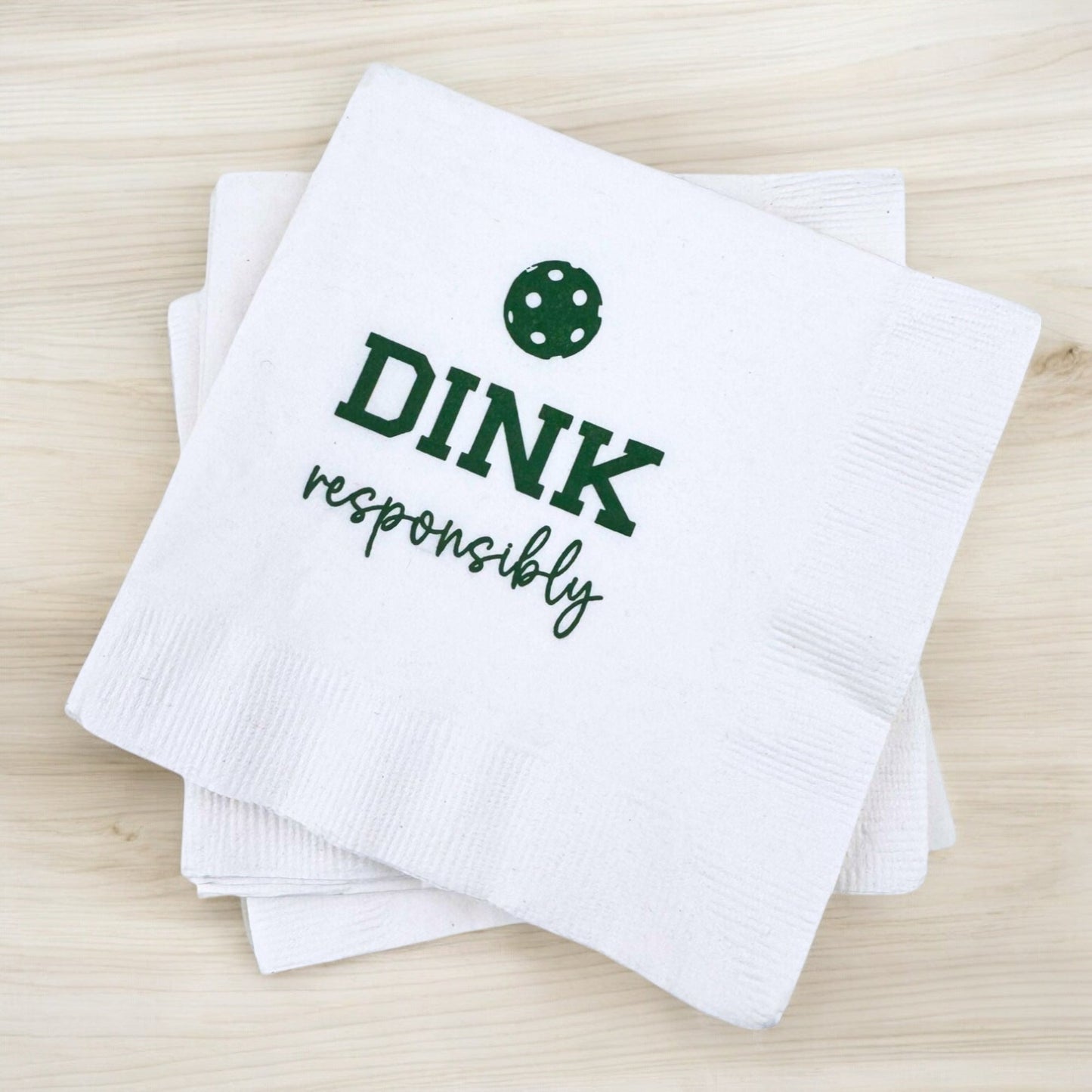 Pickleball Cocktail Napkins