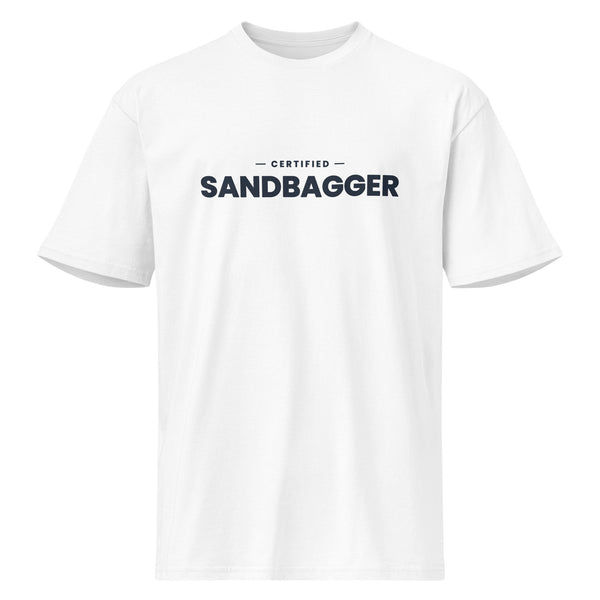Certified Sandbagger: Funny Pickleball T-Shirt -PickleBuddy