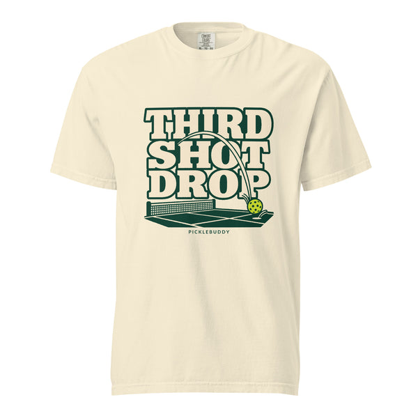 Third Shot Drop: Vintage Pickleball T-Shirt ivory