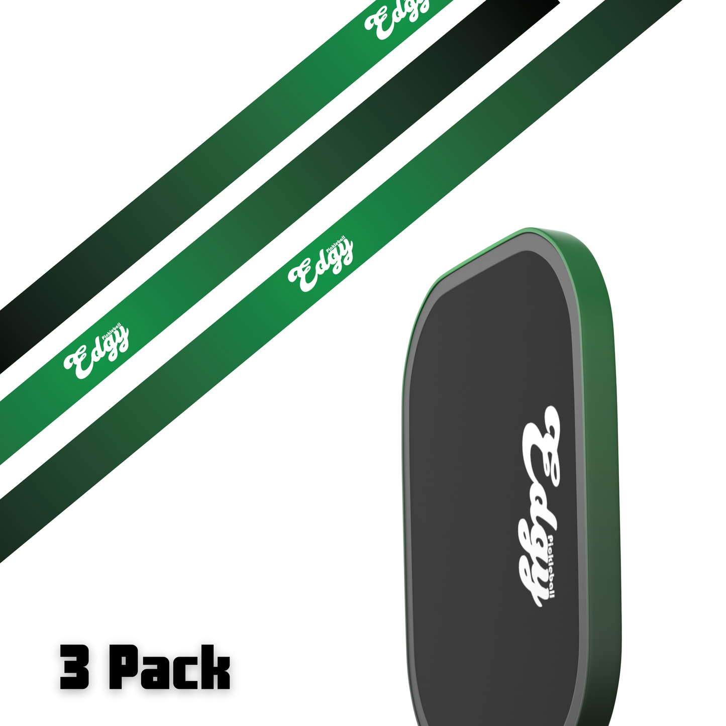 Single Gradient Edge Tape (3 pack) - Pickleball Paddle Edge Tape