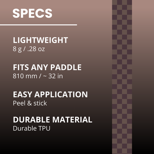 Cocoa Checkers Edge Tape (3 pack) - Pickleball Paddle Edge Tape