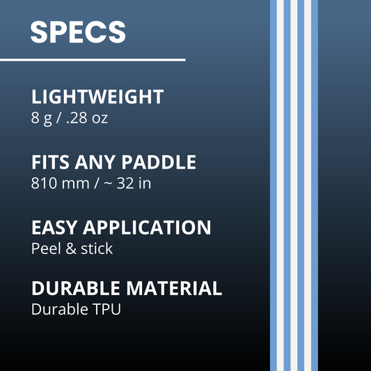 Beach Stripe Blue Edge Tape (3 pack) - Pickleball Paddle Edge Tape