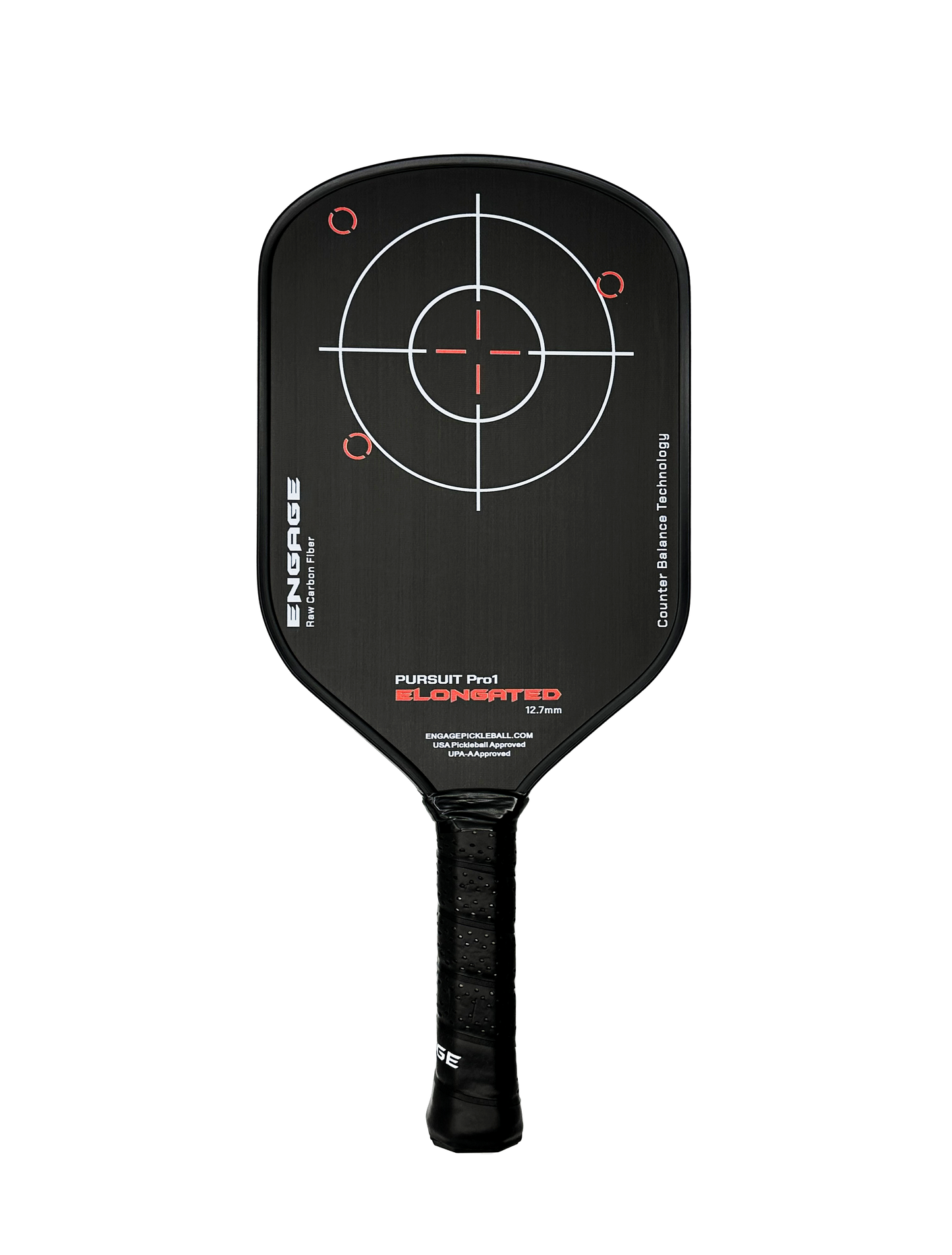 NEW GRAPHIC. Pursuit Pro1 Elongated 12.7 Power Series | Raw Carbon Fiber