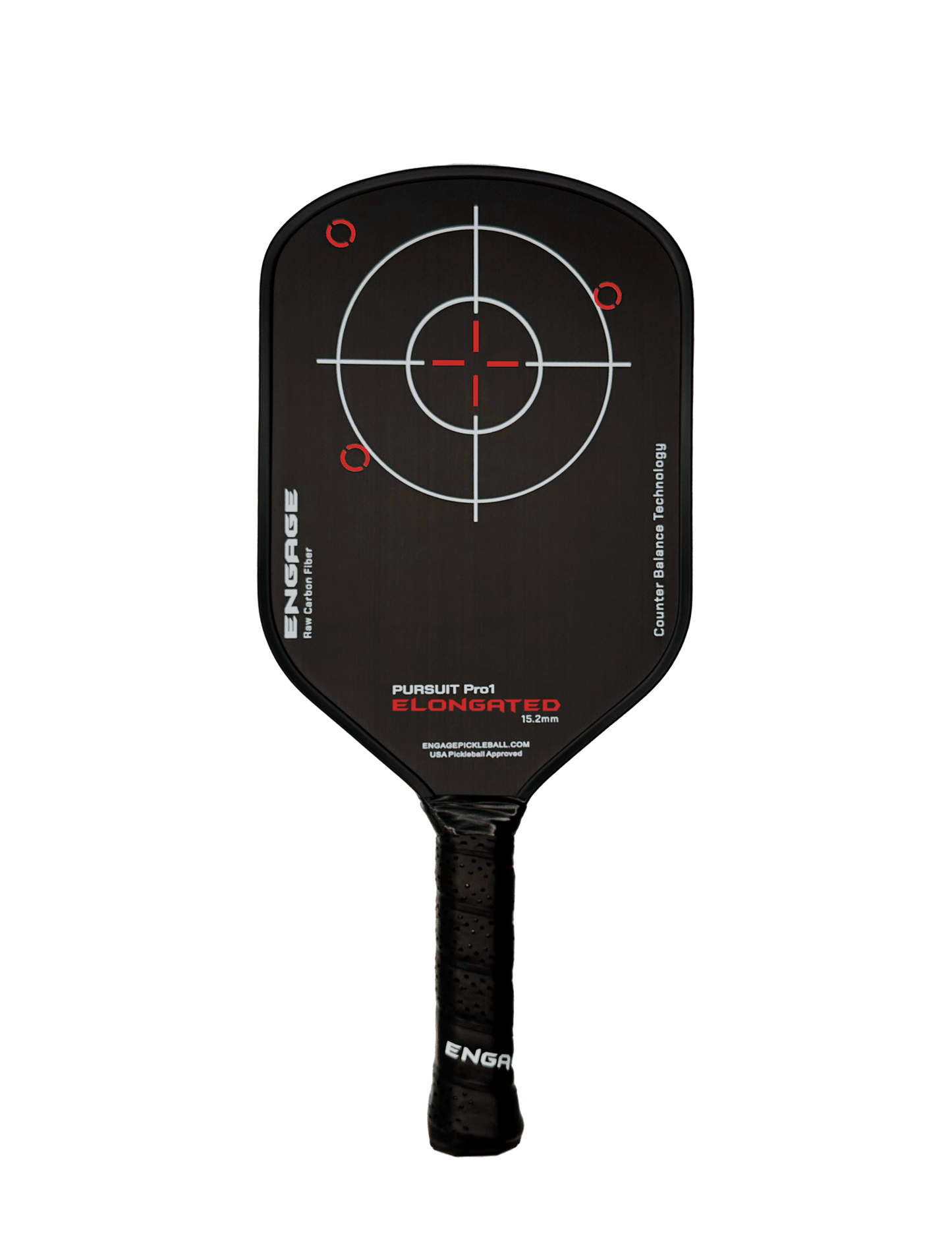 NEW GRAPHIC. Pursuit Pro1 Elongated 15.2 Power Series | Raw Carbon Fiber