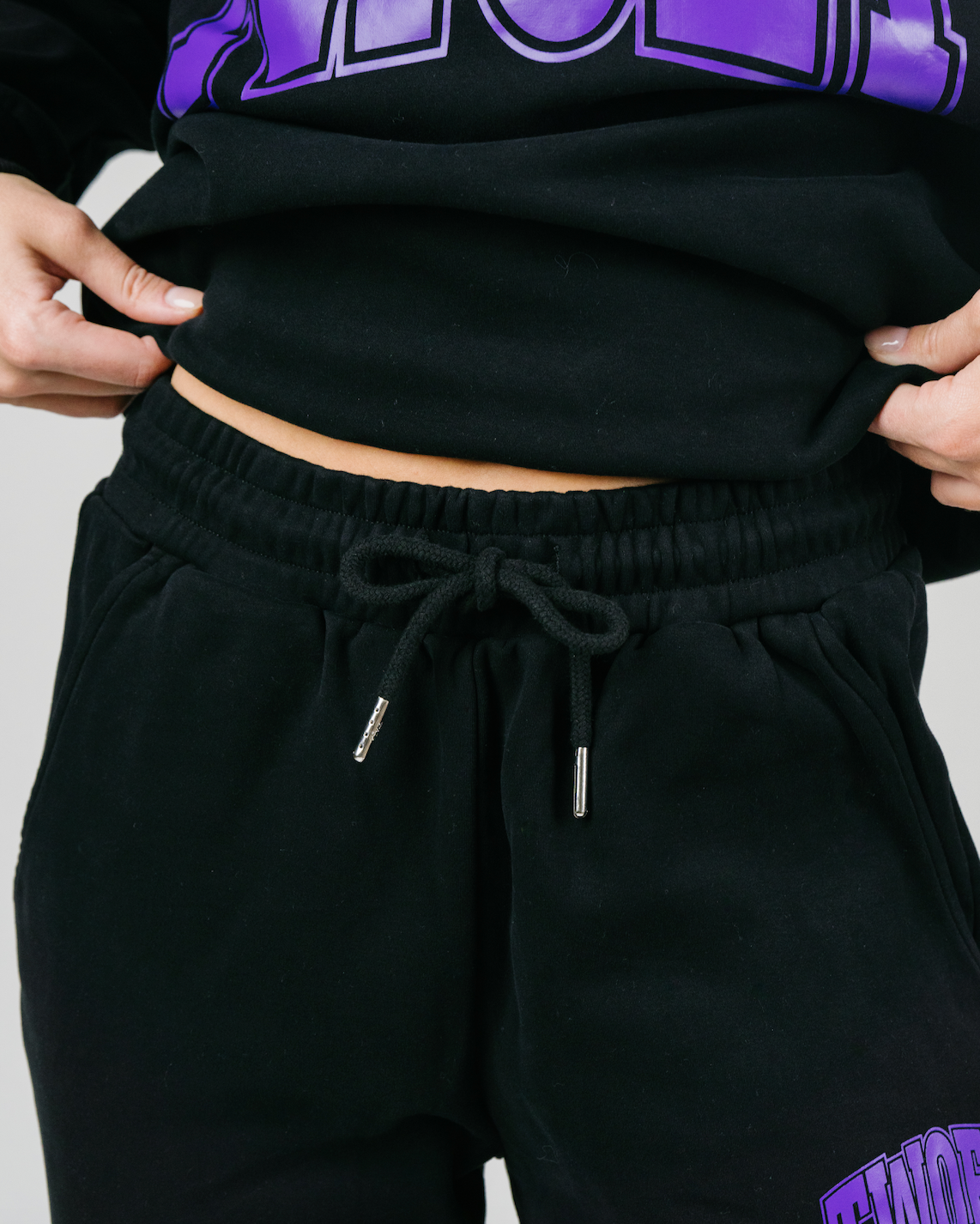 Twoey Black Sweatpant