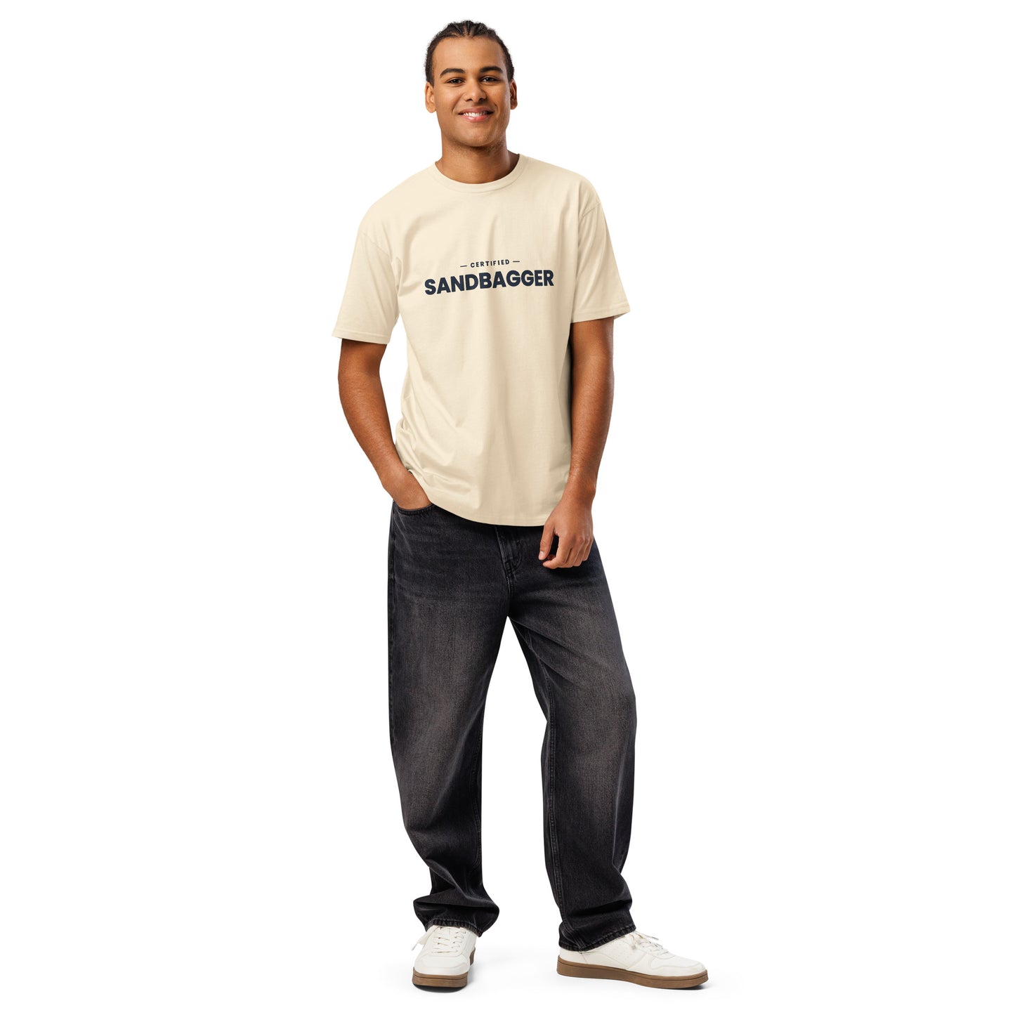 Certified Sandbagger: Funny Pickleball T-Shirt -PickleBuddy
