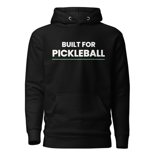 Built for Pickleball unisex pickleball t-hoodie - PickleBuddy.