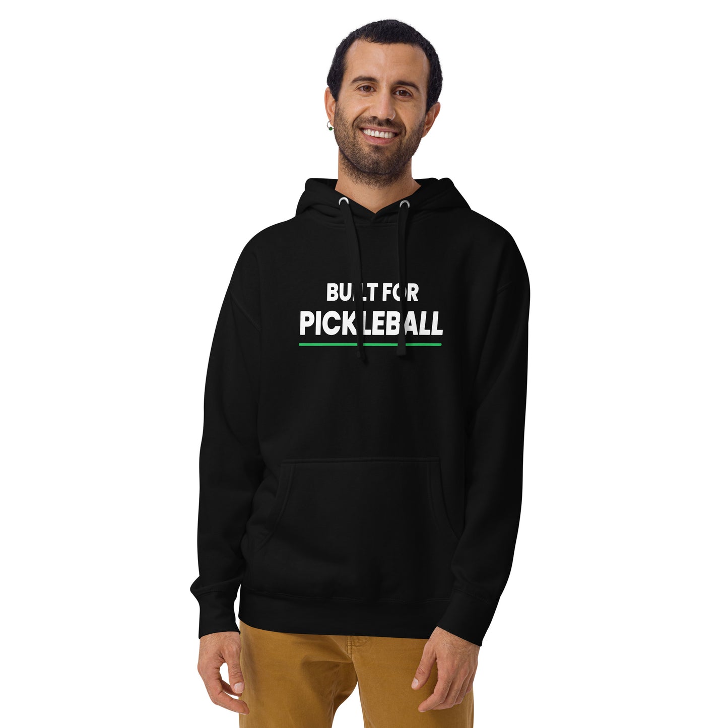 Built for Pickleball unisex pickleball t-hoodie - PickleBuddy.
